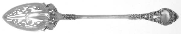 Athenia (Sterling, 1890) Pierced Bowl Short Handle Olive Spoon