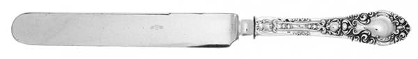 Athenia (Sterling, 1890) Blunt Hollow Knife with Bolster