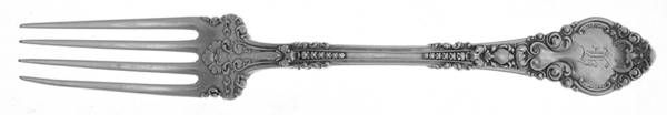 Athenia (Sterling, 1890) Monogram Fork