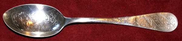 Engraved No 3 (Sterling, 1885) Teaspoon