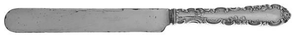 Junior Rococo (Sterling, 1896) Blunt Hollow Knife