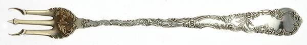 Junior Rococo (Sterling, 1896) Oyster Fork