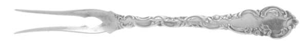 Junior Rococo (Sterling, 1896) Lemon Fork, 2 Tine
