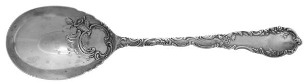 Junior Rococo (Sterling, 1896) Preserve Spoon