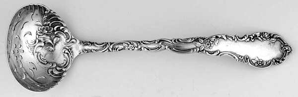 Junior Rococo (Sterling, 1896) Large Sugar Sifter