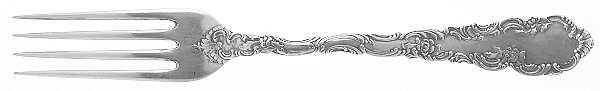 Junior Rococo (Sterling, 1896) Fork