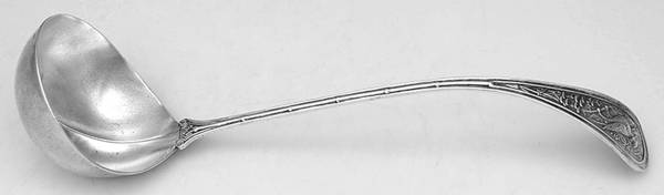 Bird (Sterling, 1865) Oyster Ladle Solid Piece