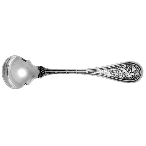 Bird (Sterling, 1865) Monogramed Master Salt Spoon