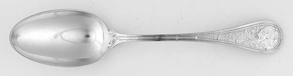 Bird (Sterling, 1865) Monogrammed Oval Dessert/Soup Spoon