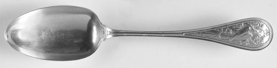 Bird (Sterling, 1865) Monogram Tablespoon (Serving Spoon)