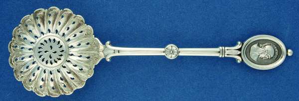 Medallion (Sterling, 1862) Large Sugar Sifter