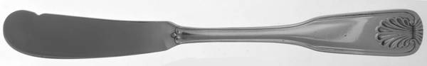 Coquille (Stainless) Flat Handle Butter Spreader
