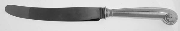 English Onslow (Sterling) New French Hollow Pistol Knife