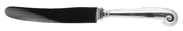 English Onslow (Sterling) New French Hollow Pistol Knife