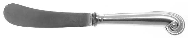 English Onslow (Sterling) Hollow Handle Paddle Butter Spreader (Solid)