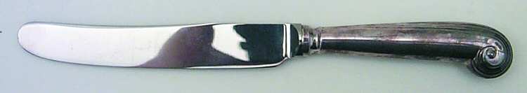 King George (Silverplate) New French Hollow Pistol Knife