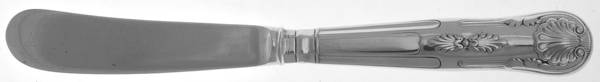 Kings (Silverplate) Hollow Handle Paddle Butter Spreader (Solid)