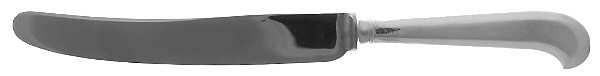 Queen Anne (Silverplate) New French Hollow Pistol Knife