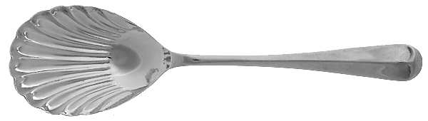 Queen Anne (Silverplate) Sugar Shell Spoon