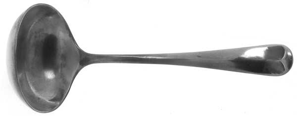 Queen Anne (Silverplate) Solid Piece Cream Ladle