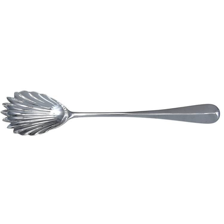 Rib Rat Tail (Sterling) Solid Salad Serving Fork