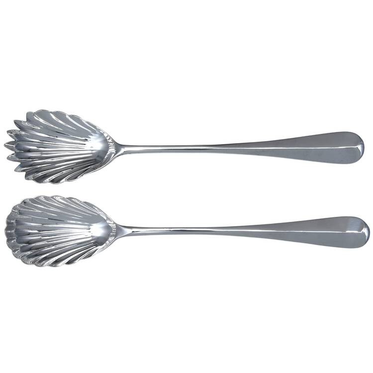 Rib Rat Tail (Sterling) (2 Pc) Solid Salad Set