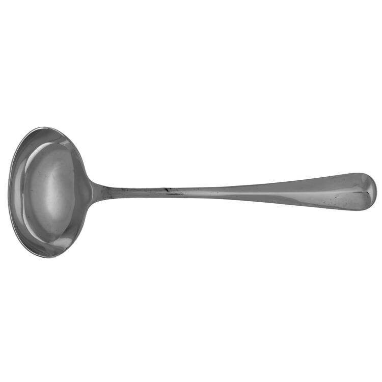 Rib Rat Tail (Sterling) Solid Gravy Ladle