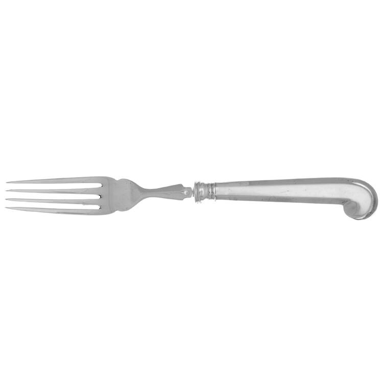 Rib Rat Tail (Sterling) Individual Hollow Pistol Fish Fork (Sld)