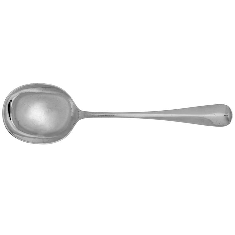 Rib Rat Tail (Sterling) Round Bowl Soup Spoon (Cream Soup)