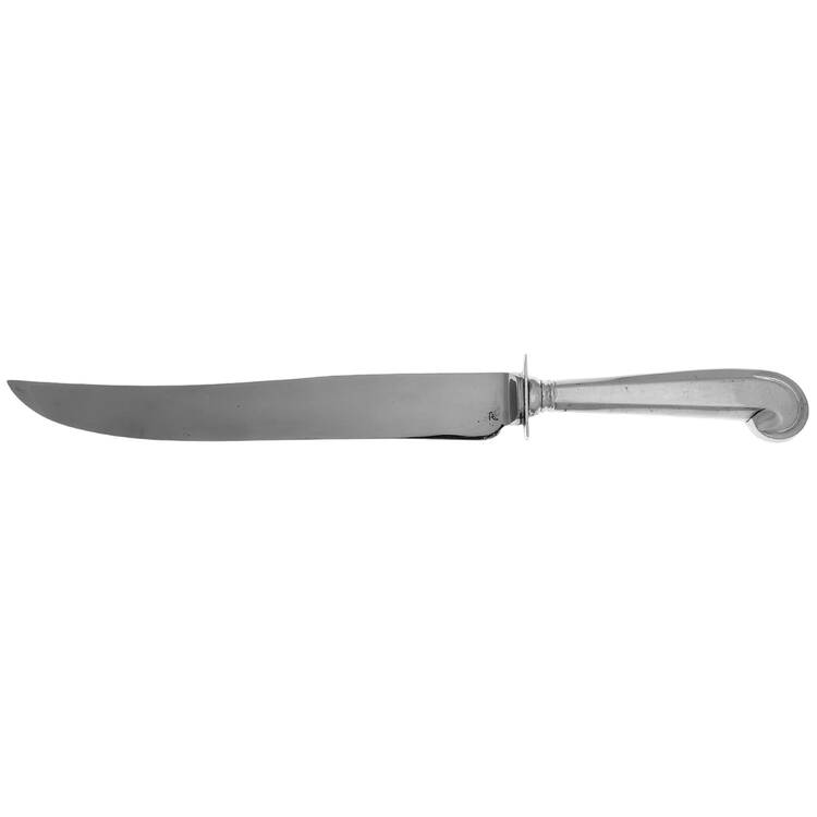 Rib Rat Tail (Sterling) Large Stainless Blade Roast Carving Knife