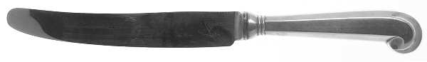 Rib Rat Tail (Sterling) New French Hollow Pistol Knife