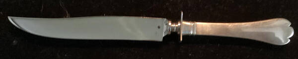 Stuart Trifid (Sterling) Small Carving Knife W/Sterling Guard
