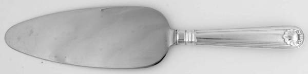 Thread & Shell (Silverplate) Pie Server with Stainless Blade