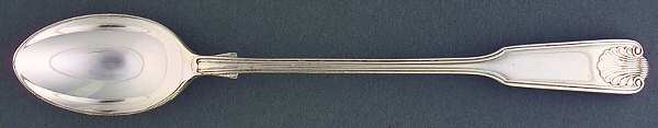 Thread & Shell (Silverplate) Iced Tea Spoon