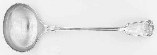 Thread & Shell (Silverplate) Solid Soup Ladle