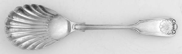 Thread & Shell (Silverplate) Sugar Shell Spoon