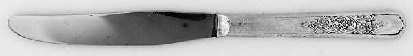 Wood Rose (Silverplate, 1950) Modern Solid Knife