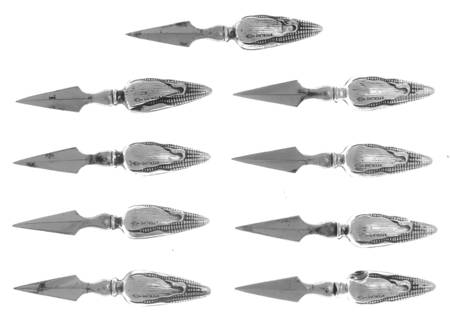Sterling Hollowware Corn Spear (Set of 9)