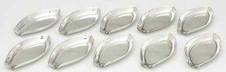 Sterling Hollowware (Set of 10) 2" Ashtrays