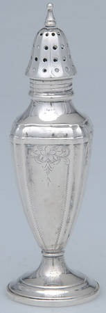Sterling Hollowware Weighted Pepper Shaker