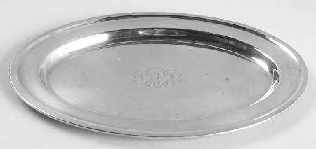 Sterling Hollowware Tray for Sterling Creamer & Sugar Set
