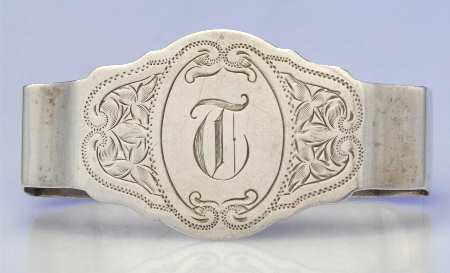 Sterling Hollowware Oblong Napkin Ring