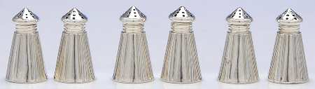 Sterling Hollowware Individual Salt and Pepper (3 Sets)