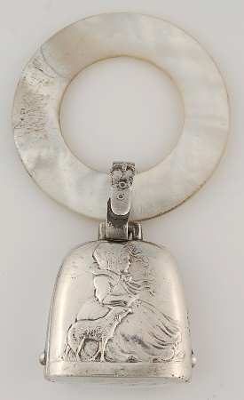 Sterling Hollowware Plain Teething Ring