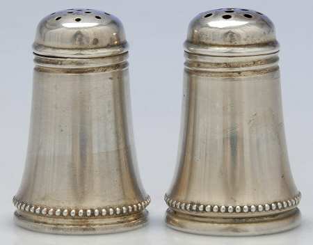 Sterling Hollowware Individual Salt & Pepper