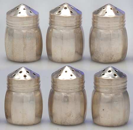Sterling Hollowware Individual Salt and Pepper (3 Sets)