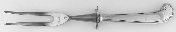 WSC13 (STERLING) Small Steak Carving Fork with Stainless Prongs