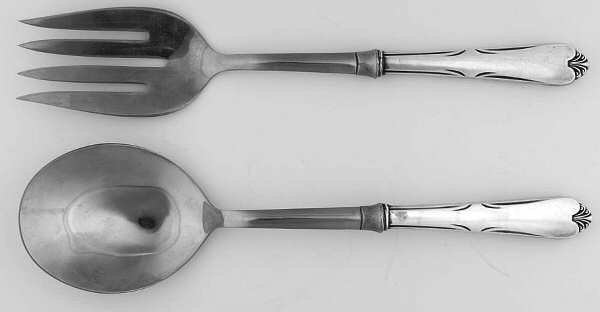 WSC2 (STERLING) 2 Pc Salad Set with Stainless Bowl