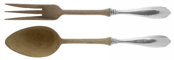 WSC3 (STERLING) Wooden Bowl 2-Piece Salad Set