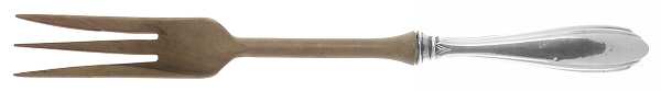 WSC3 (STERLING) Salad Serving Fork with Wooden Prongs